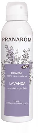 Pranarôm - Idrolato di Lavanda BIO - Ammorbidisce e Lenisce la Pelle Sensibile - Antiacne per Viso & Corpo - 150 ml