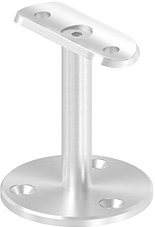 Soporte de pasamanos recto para diámetro de 42,4 mm V2A