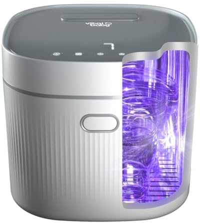 Vital Baby UV Steriliser for Baby Bottles, Pacifiers & Toys | 3-in-1 Steriliser and Dryer | Kills 99.99% of Germs in 7 Min, White