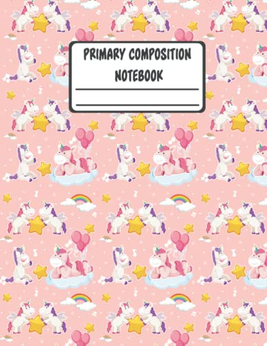 K-2 Primary Journal Creative Story Tablet with Dotted Midline: Half Composition Notebooks 8.5x11