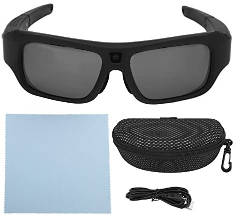 Gafas de Sol de Video, Cámara de Acción para Deportes Al Aire Libre con Grabación de Video Y Fotos Full HD con Lentes Polarizadas, Gafas de Cámara Inteligente para Conducir, Andar en Bicicleta