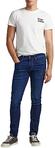 Pepe Jeans Finsbury, Jeans Hombre, Azul (Denim-cs3), 33W / 32L