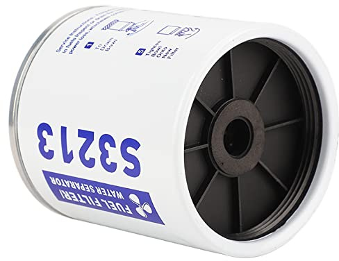 Alomejor Filtro Separatore Acqua Carburante, Acciaio Inossidabile S3213 Separatore Acqua Carburante per Yacht a Motore