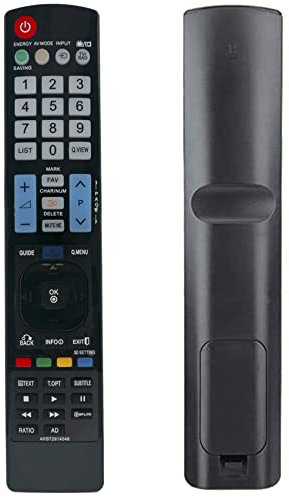 AULCMEET AKB72914048 Mando a Distancia Reemplazo para LG Plasma TV 26LK330A 26LV2500 32LB75 32LC55 32LE3300 32LG2100 32LS570S 19LG3000 19LS4D 22LE3320 26LB75 26LG3100 26LU5000 32LH4900
