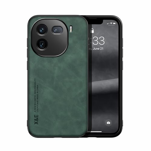 TIANCI Hülle für Vivo iQOO 12, Hautfreundliches Hochwertiges PU-Leder + Ultradünnes TPU, rutschfest und Stoßfest Handyhülle für Vivo iQOO 12