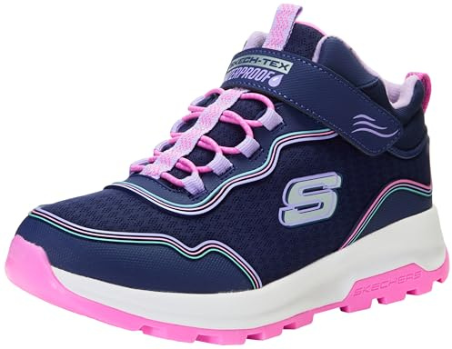 Skechers Storm BlazerFashion - Botas para niña, Borde múltiple de poliuretano azul marino, 1 UK Child