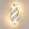 Comely Wandleuchte LED Innen, 22W 2500LM Moderne Wandlampe Innen Silber, Kreative Minimalistische Wandbeleuchtung LED für Wohnzimmer Korridor Treppen, Warmweiß 3000K