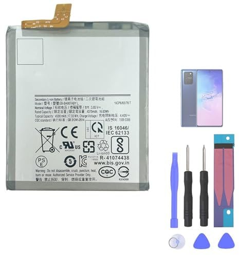 Aousavo EB-BA907ABY ersatz akku Kompatibel mit Galaxy S10 Lite SM-G770F EB-BA907ABY mit kostenlose Toolkits