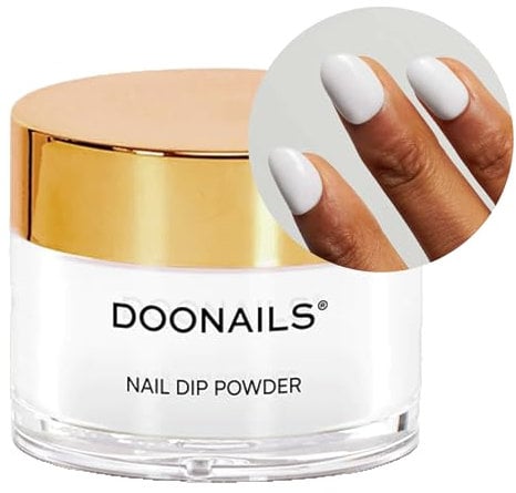 Doonails – Dipping Powder Farbe Snow White – Langanhaltendes Dip Pulver für professionelle Maniküre zu Hause – Tierversuchsfrei & allergikerfreundlich – 3+ Wochen halt – Bis zu 30 Anwendungen