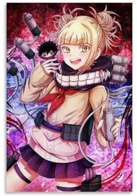 TNERPAR MHA My Hero Academia Anime Poster Poster Dekorative Malerei Leinwand Wandkunst Wohnzimmer Poster Schlafzimmer Malerei,Wandkunst Bilddruck Moderne Familienzimmer Dekor 12x18inch(30x45cm)