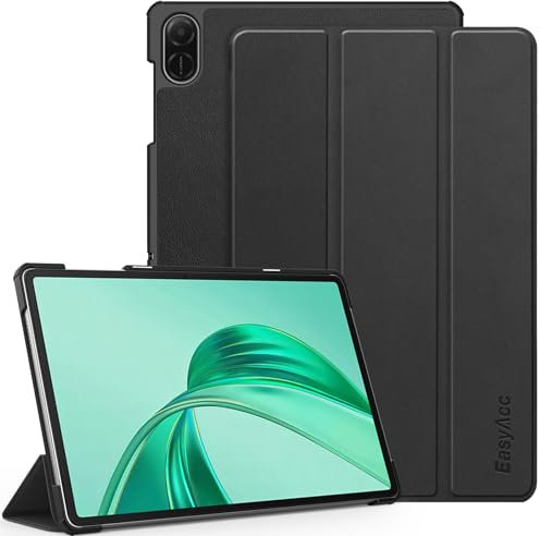 EasyAcc Coque Compatible avec Honor Pad X8A 11 Pouces 2024, Ultra Mince Smart Cover en Cuir Fonction Compatible avec Honor Pad X8a 2024 Nadal-W09B Tablette, Noir