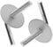 Zerodeko 2pcs Fan Base Screws Kit Sturdy Metal Fasteners for Electric Fan Installation Iron Screws Easy to Assemble and Design