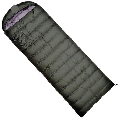 QAZWZG Schlafsack Camping Schlafsack Entendaunen Campin Daunenschlafsack Ultraleicht 1000g Umschlag Wasserdicht DeckenschlafsäCke