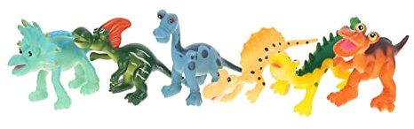 TOYANDONA 6stücke Dinosaurier Als Spielzeug Für Mädchen Dekoration Und Lernspielzeug Für Dinosaurier Geburtstag Für Kleine
