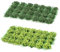 Psyqtsuary 56 Stück Tufts Miniatur Deko Modellbau Static Grass Statisches Grasbüschel Rasen Statische Grasbüschel Modellbau Tuft Selbstklebende Statische Grass für Diorama Miniatu