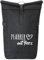 Huuraa Kurierrucksack Pfarrer mit Herz Geschenk 30-44 Liter Black Melange Fairtrade Rolltop Rucksack Pfarrer Geschenkidee