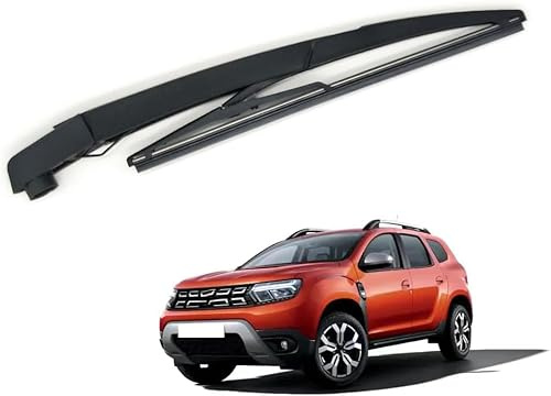 Huiloogye Rear Wiper Arm Blade for Dacia Duster 2016-2024 - Back Windscreen Wiper Assembly Replacement - All Season Natural Rubber Cleaning Window