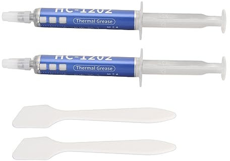 2PCS Thermal Paste, 12.8W/m.k High Thermal Conductivity Heatsink Paste CPU Paste Thermal Compound Paste Heatsink Carbon Based Heatsink Cooling Grease for CPU GPU PC