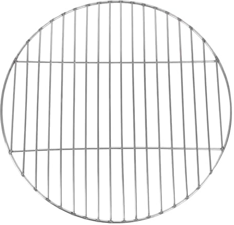 Grillrost Edelstahl Runder 33cm | 38cm Durchmesser Grillgitter Für Holzkohlegrill & Gasgrill, Runder Tragbarer Edelstahl Rost Gussgrillrost Für BBQ Grilleinsatz Garten Camping Outdooraktivitäten