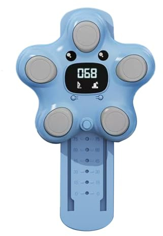 Vertical Jump Trainer – Digital Tracker, Stretch Mark Chart | Responsive Exercise Jump Panel, Adjustable Wall-Mounted Growth Guide for Toddler Fitness Fun, Teen Energy Zone, Kids Play Corner