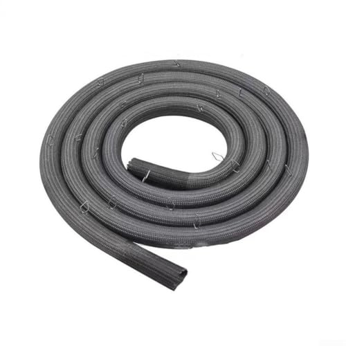 Donkivvy Oven Door Seal Gasket with 19 Metal Mounting Clips for Range Oven Cookers, Fit 77.95 Inches, Part WB32K5039