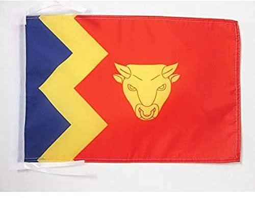 AZ FLAG - Flagge Birmingham - 45x30 cm Mit Kordel - Birmingham Fahne 30 x 45 Cm - Flaggen