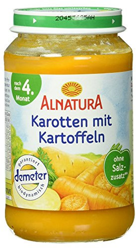 Alnatura Bio Gemüsebrei Karotten-Kartoffeln, nach 4. Monat, 190 g