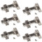 6 x SO-TECH® Topfband Topfbänder T52 Eckanschlag mit Dämpfer + Kreuzplatte Scharnier Scharniere Topfscharniere (Einzeln und als 6er, 10er, 20er oder 30er Set erhältlich!)