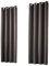 heimtexland ® 1 Paar Thermo- Verdunklungsgardinen Ösenschal Vorhänge Verdunkelnd Isolierend Blickdicht Verdunkelungsvorhänge HxB 245x135 Grau Braun Typ139