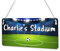 Beenanas Football Stadium Personalised Childs Bedroom Door Sign Name Plaque