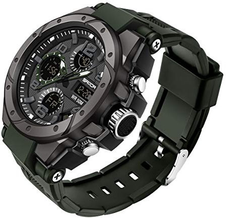 Relojes militares para hombres deportes al aire libre reloj digital táctico ejército reloj de pulsera LED cronómetro impermeable relojes militares para hombres