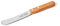 HEISO Tafelmesser - Frühstücksmesser aus rostfreiem Edelstahl & glatter Klinge - Buttermesser | Made in Solingen - Traditions-Buckelsmesser mit Buchengriff