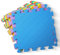 kidoola Foam Baby Play Mat (29x29cm) – Thick & Soft EVA Foam Interlocking Floor Tile Matting for Children – Large Multi Colour, Safe & Comfortable 7mm Thick Play Flooring (18pc)