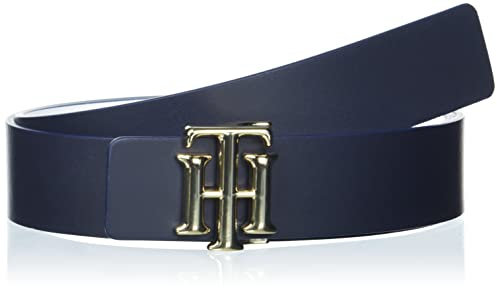 Hilfiger Flag Damen TH Logo 3.0 REV Gürtel, Desert Sky/White, 75