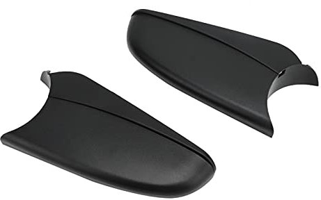 Base de la carcasa del espejo trasero, base del soporte inferior de la cubierta del espejo retrovisor negro Abs apto para Vauxhall Astra H Mk5 04-09(Pair)