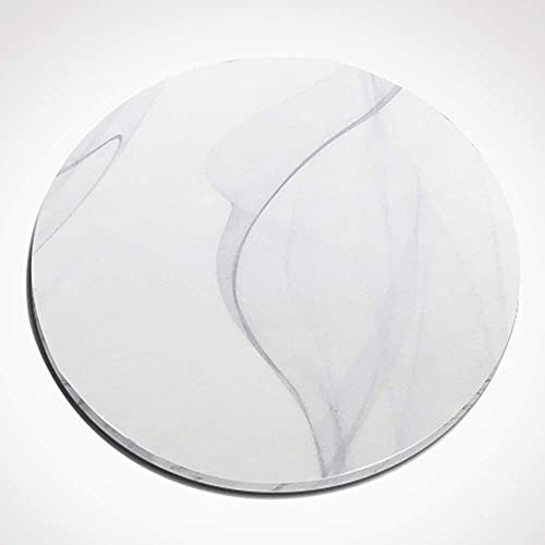 YZJYB Bandeja giratoria de mármol Mesa giratoria Redonda Lazy Susan Mesa de Comedor Placa giratoria Placa giratoria de Cocina para Servir con Base Antideslizante 80 / 90cm