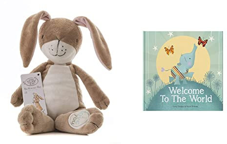 Guess How Much I Love You Large Nutbrown Hare & Welcome to the World: keepsake gift book for a new baby