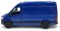 ICE TOYS Modellino auto in scala 1:48 con la porta aprividibili (Furgone Blue)
