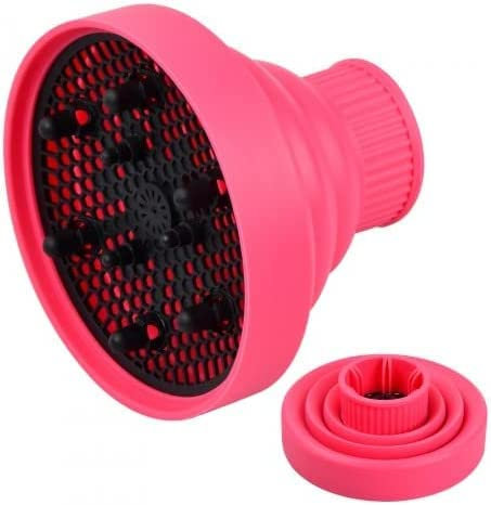 Difusor de pelo plegable universal para secador de pelo adaptable para secador de impacto con boquilla 1,575-1,968 pulgadas (4-5 cm)