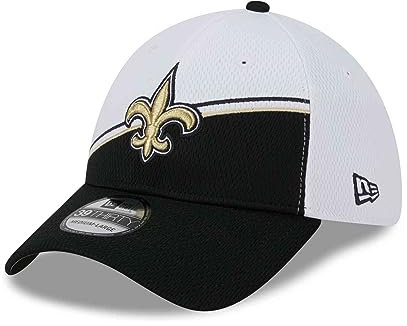 New Era NFL New Orleans Saints Official 2023 Sideline 39THIRTY Stretch Fit Cap, Größe :M/L