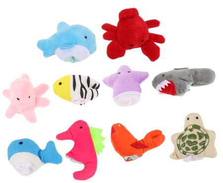 Vaguelly 30 STK Puppen für Kinder Fingerspielzeug für Kinder Puppentheater für Fingerpuppen für Klein tierische Fingerpuppen Tierpuppen Puzzle Marionette Utensilien
