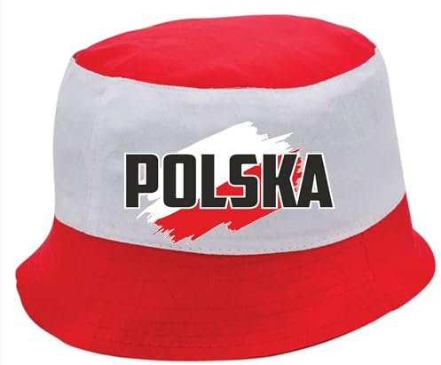 Polen Fischerhut, Polska, Fußball, Anglerhut, Sonnenhut, Polish Bucket Hat