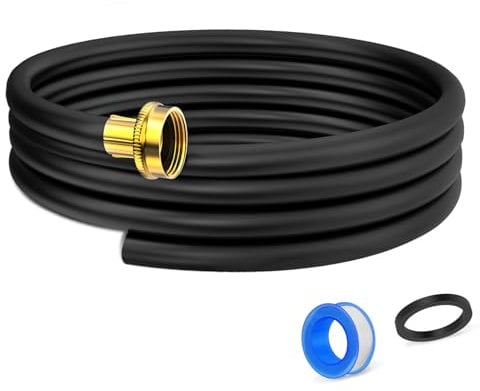 16FT Dehumidifier Drain Hose 3/4 Inch FHT Connection (Black, 16FT)