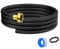 16FT Dehumidifier Drain Hose 3/4 Inch FHT Connection (Black, 16FT)
