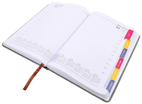 HONMEET Planerbuch Wochenplaner Monatsplaner Notizbuch Für Täglichen Gebrauch Tragbares Planer-notizbuch
