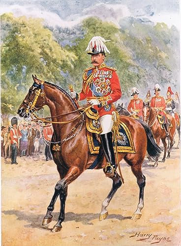 HCOTZHPY Berühmt Leinwand Wandbild Kunstdruck Leinwand Malerei Poster Feldmarschall Earl Kitchener von Henry A. Payne Leinwand Plakat für Flurdekoration 60x90cm