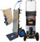 Sackkarre Treppensteiger Elektrisch Elektrischer Handwagen JiangyanBD 1200 W Elektrischer Treppensteiger, Sackkarre für schwere Gegenstände, bürstenloser Motor, herausnehmbarer Akku, Knopf