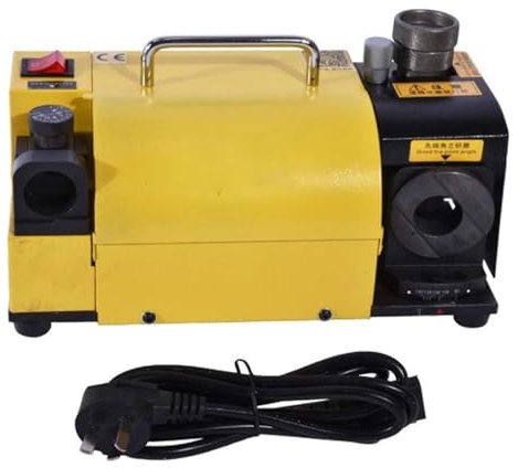 Portable Drill Bit Sharpener Grinder, Milling Cutter Sharpener with 11 Collectors and Angle Adjustable 3-13mm Drill Bit Grinder for Factory, Workshop Use,SDC