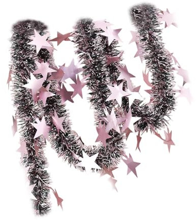 Oshhni Guirnalda de oropel de Navidad, Adorno de Tira, Festival, Bricolaje, decoración de de Navidad, barandilla de Boda, decoración de año Nuevo, Tira, Verde