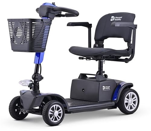 Discover Mobility Expedition 4mph 20AH Long Range Portable Buggy Vehicle with Splitting Function (Blue)